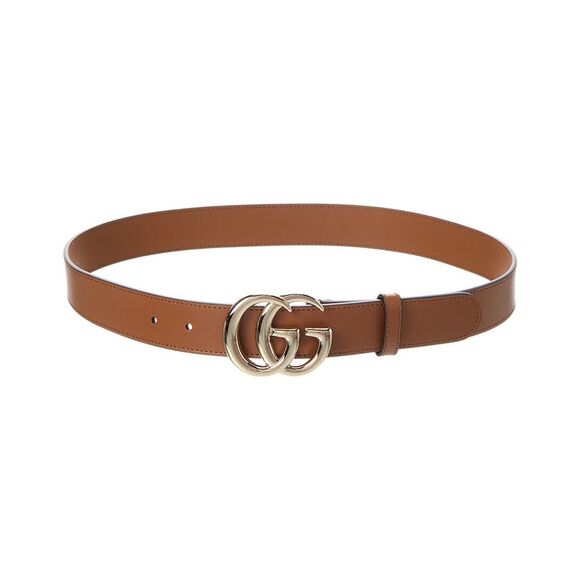 Gucci Accessories - Gucci Gg Marmont Thin Leather Belt, Brown